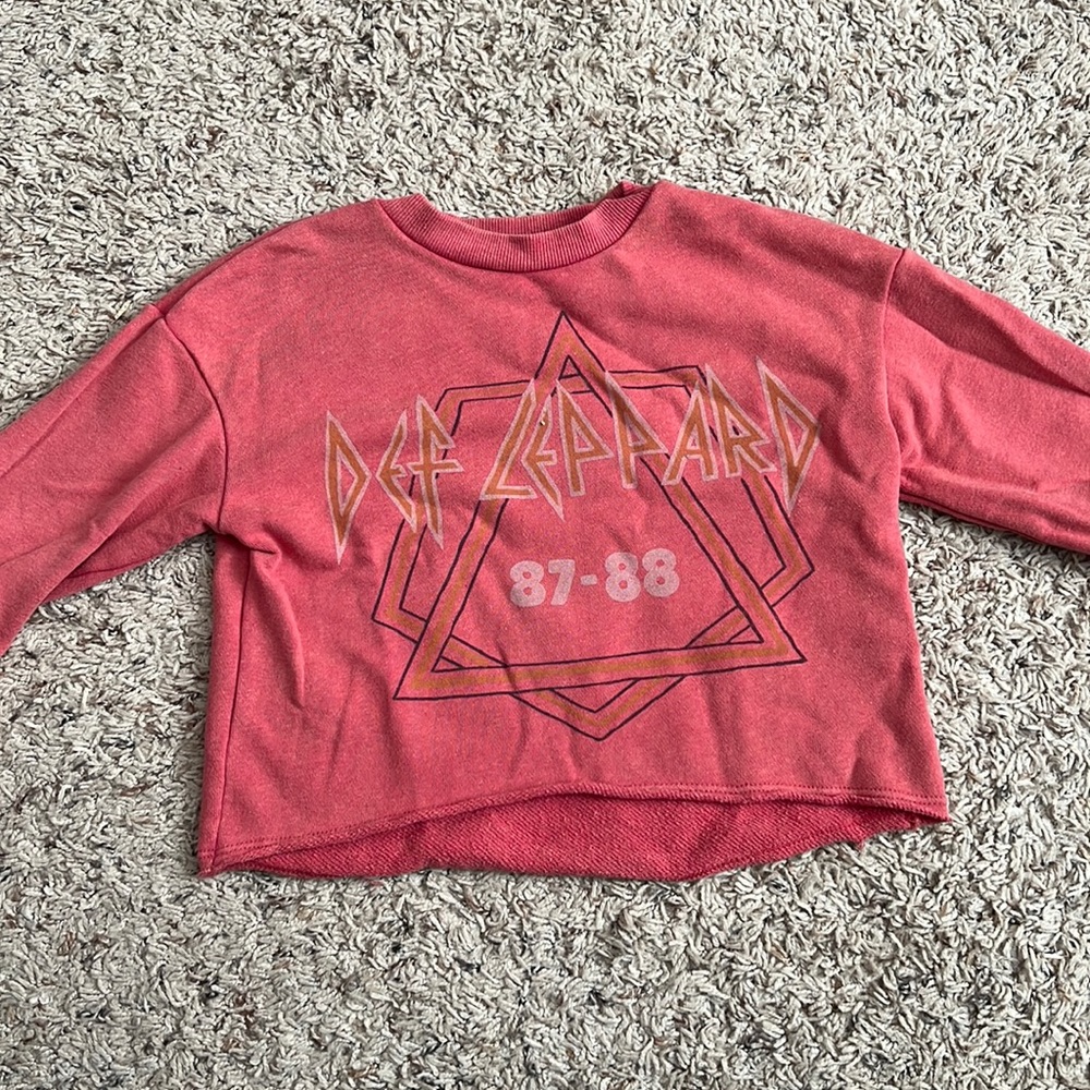 Girls Def Leppard Band Sweater